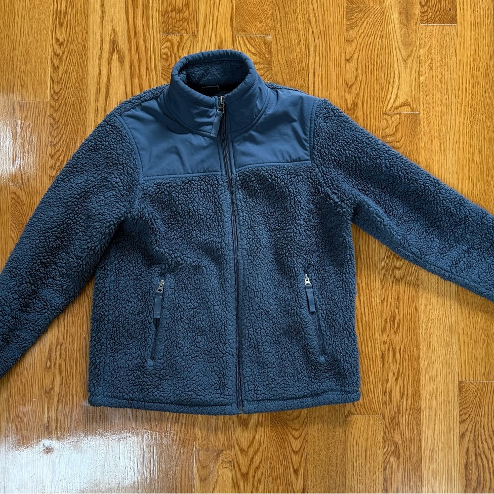 32 Degrees Cozy Blue Fleece Jacket (7-8T, Excellent condition)